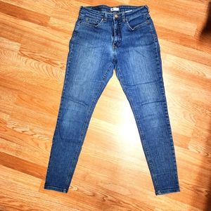 Dickies dark wash skinny curvy jeans